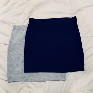 NEVER WORN Tight cotton mini skirts